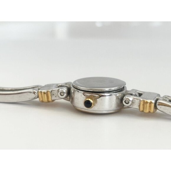 Anne Klein Dual Toned Mother of Pearl Dial Vintage Wristwatch - 14mm - WORKS! - Picture 7 of 14